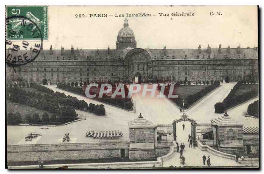 CPA Paris Les Invalides Vue Generale