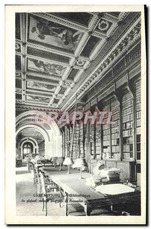 CPA Luxembourg Bibliotheque