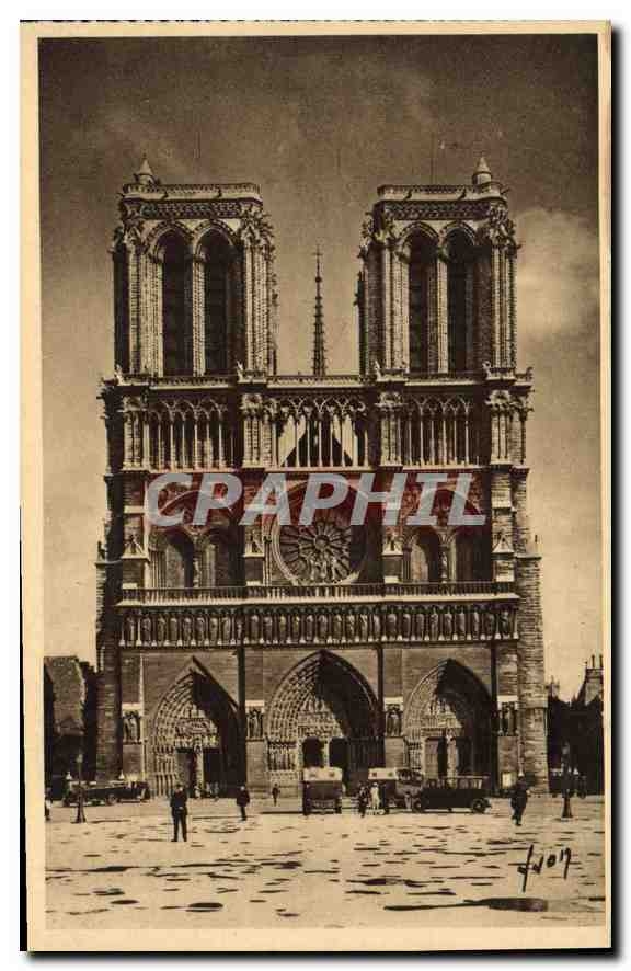 CPA Paris Notre Dame Facade