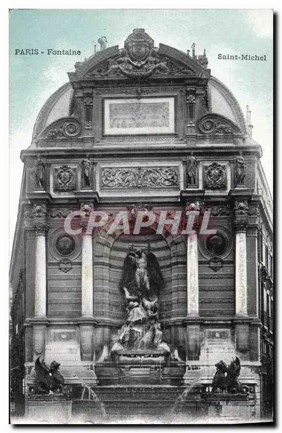 CPA Paris Fontaine Saint Michel 