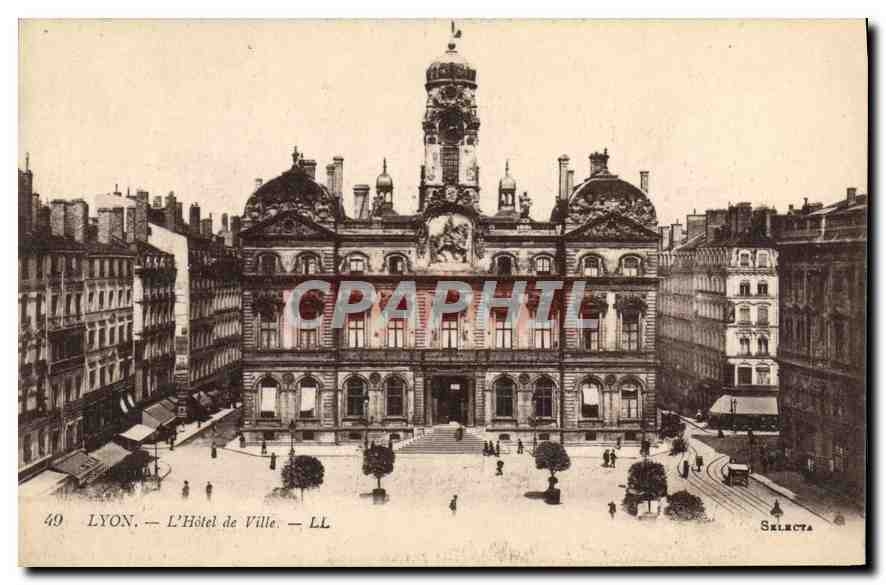 CPA Lyon Hotel de Ville