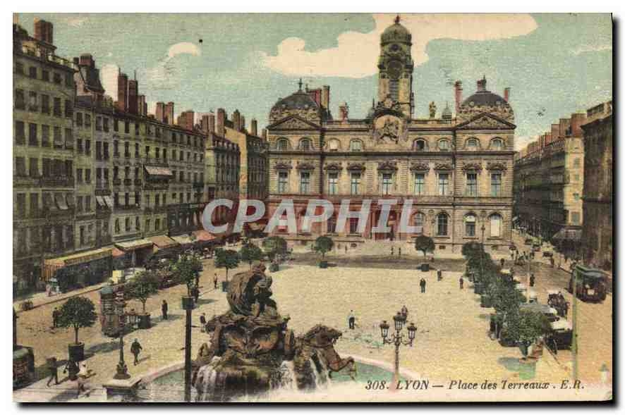 CPA Lyon Place des Terreaux