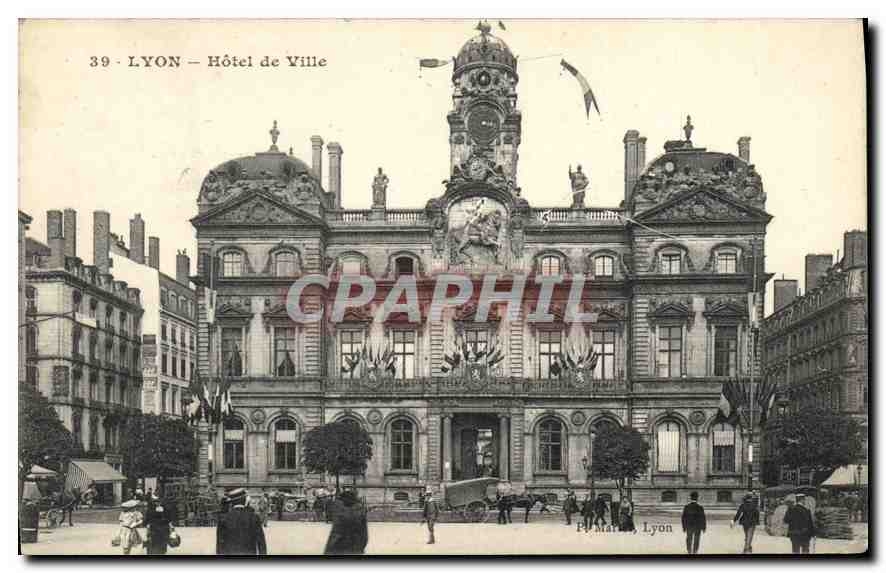 CPA Lyon Hotel de Ville