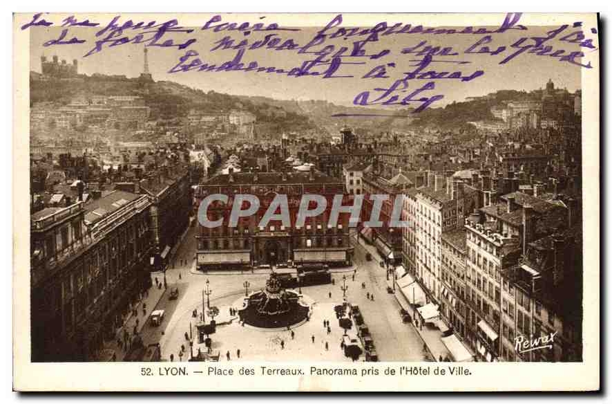 CPA Lyon Place des Terreaux