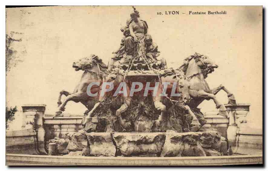 CPA Lyon La Fontaine Bartholdi