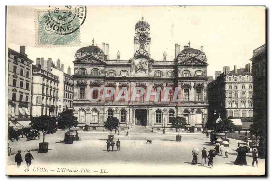 CPA Lyon L'Hotel de Ville
