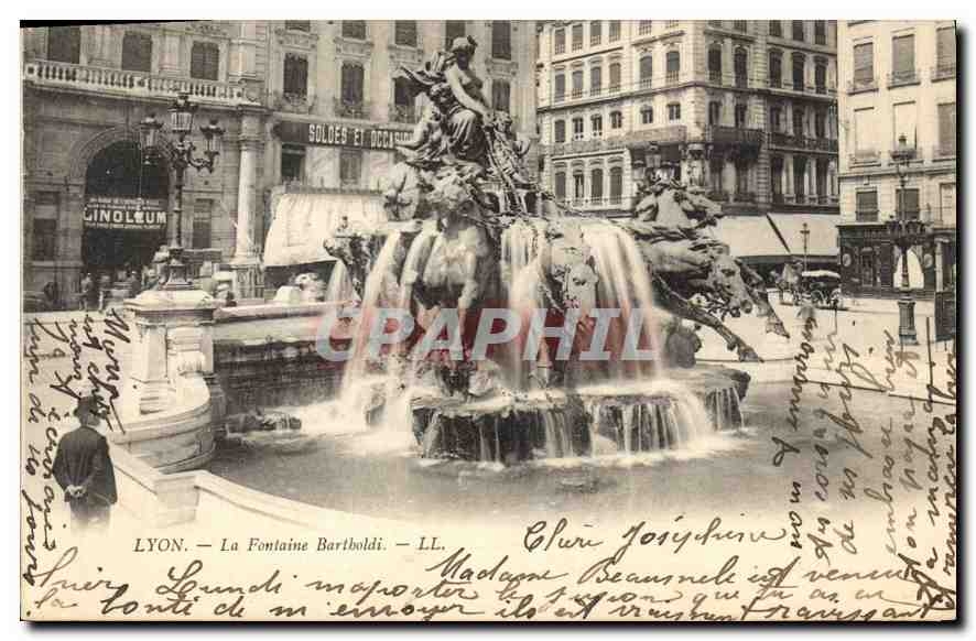 CPA Lyon Fontaine Bartholdi