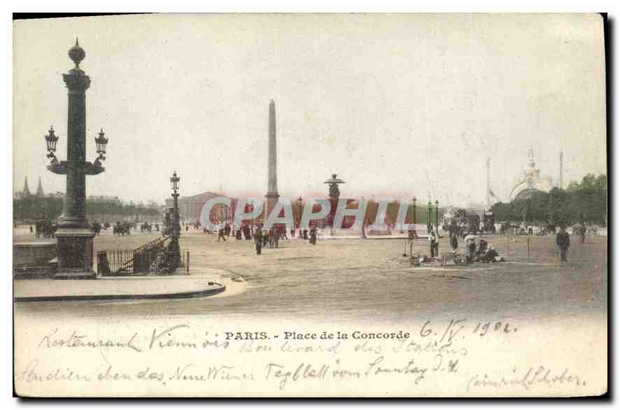 CPA Paris Place de la Concorde