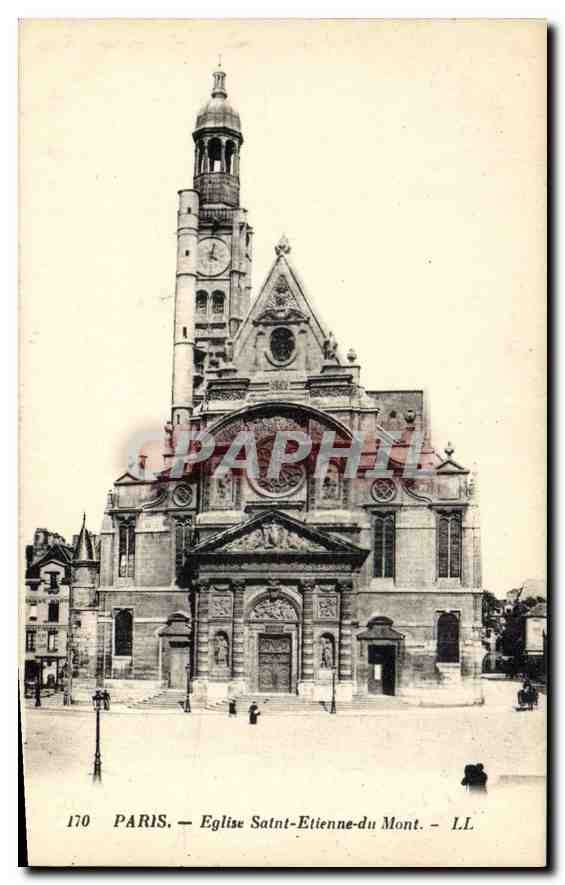 CPA Paris Eglise Saint Etienne du Mont