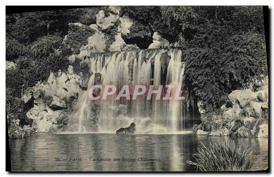 CPA Paris La Grotte des Buttes Chaumont
