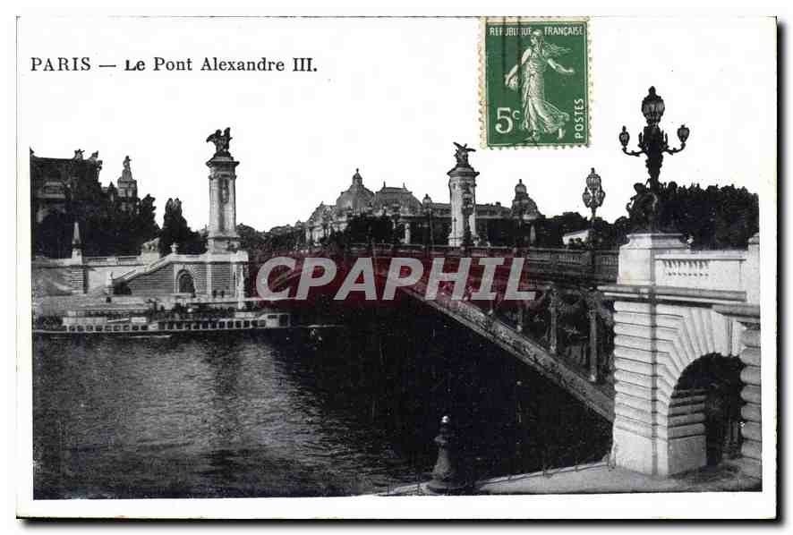 CPA Paris Le Pont Alexandre III