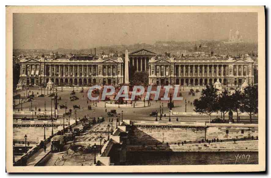 CPA Paris en flanant Vue generale de la Place de la Concorde