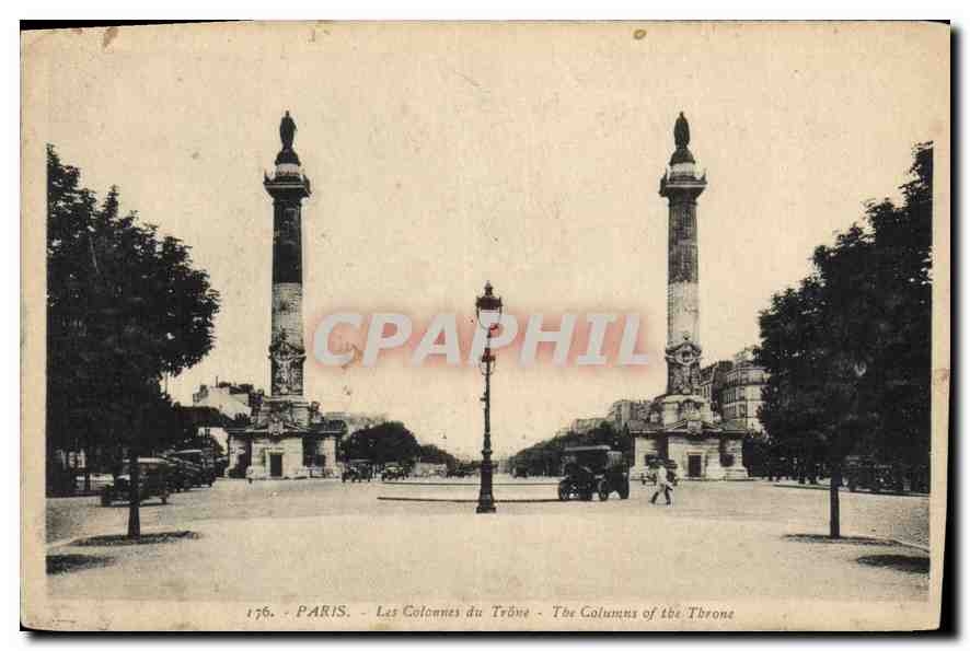 CPA Paris Les Colonnes du Trone