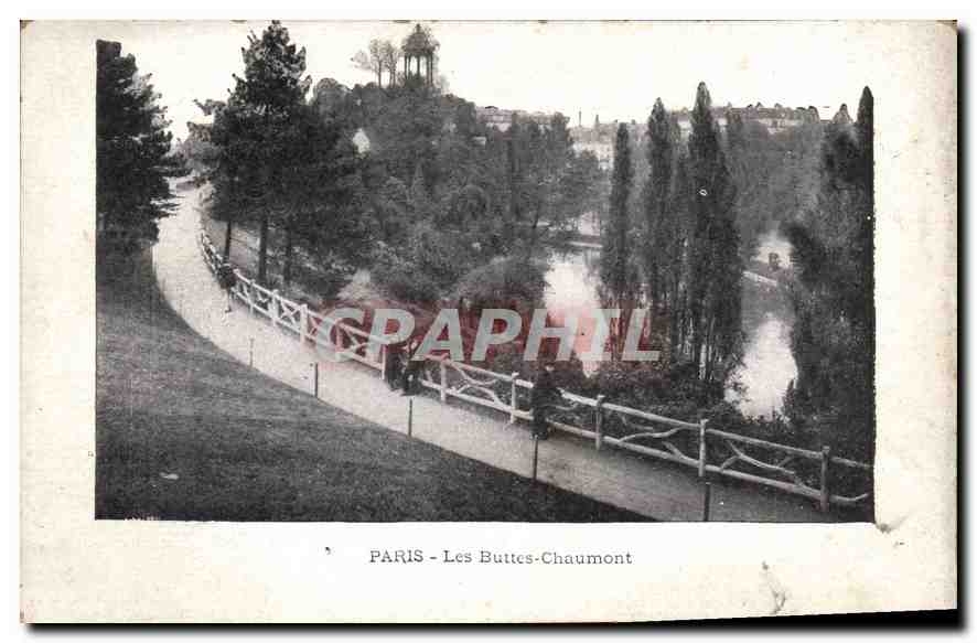 CPA Paris Les Buttes Chaumont