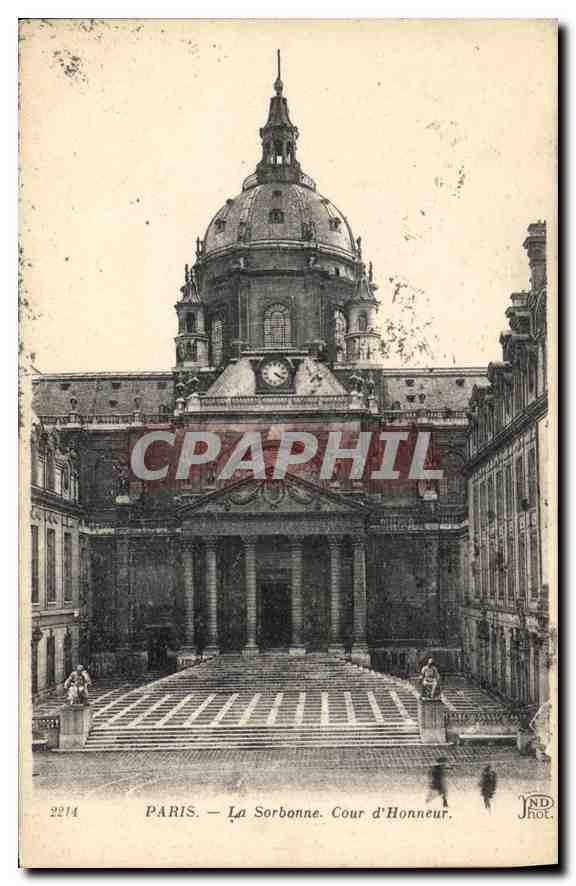 CPA Paris La Sarbonne Cour d'Honneur