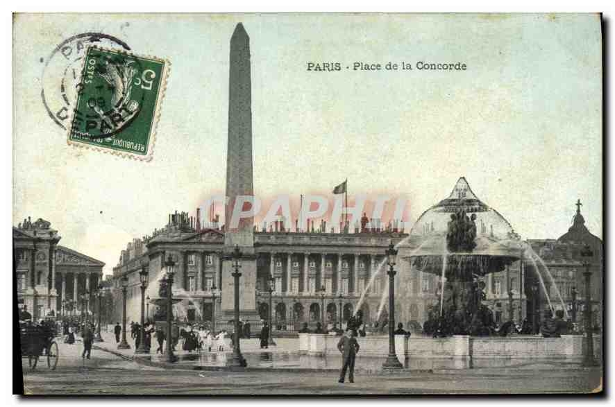 CPA Paris Place de la Concorde