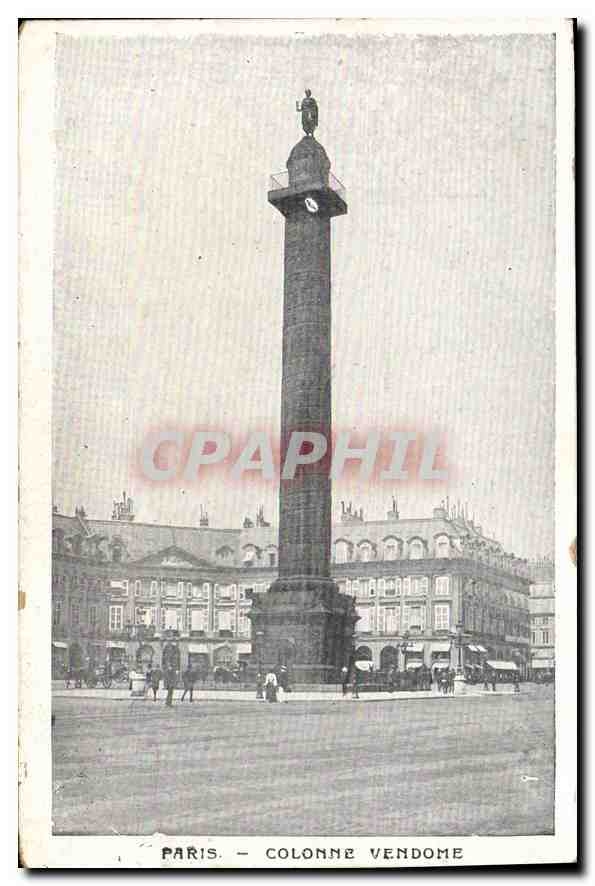 CPA Paris Colonne Vendome
