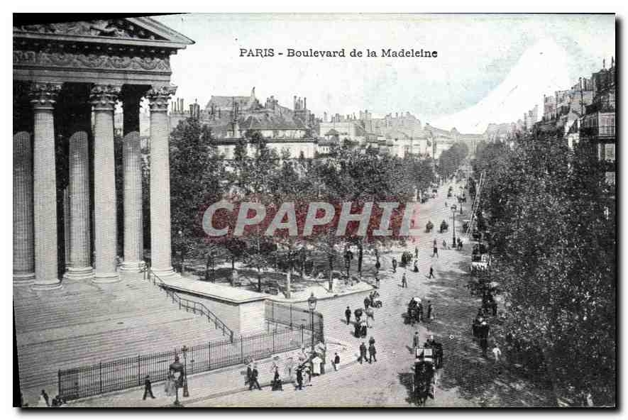 CPA Paris Boulevard de la Madeleine
