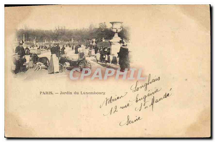 CPA Paris Jardin du Luxembourg Poney Cheval
