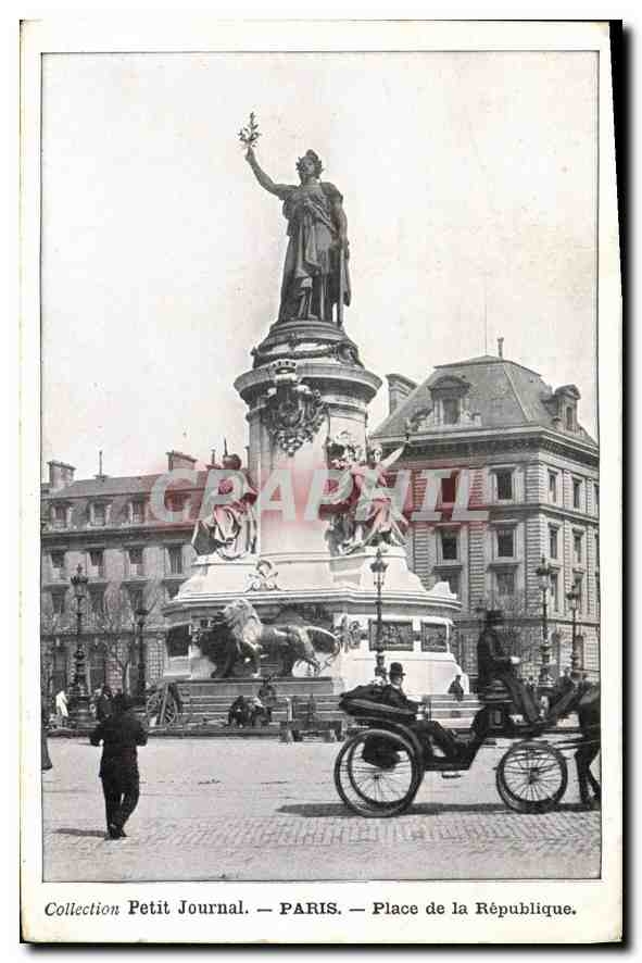 CPA Paris Petit Journal Place de la Republique