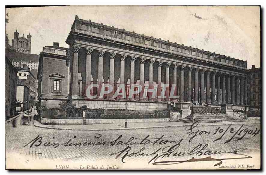 CPA Lyon Le Palais de Justice