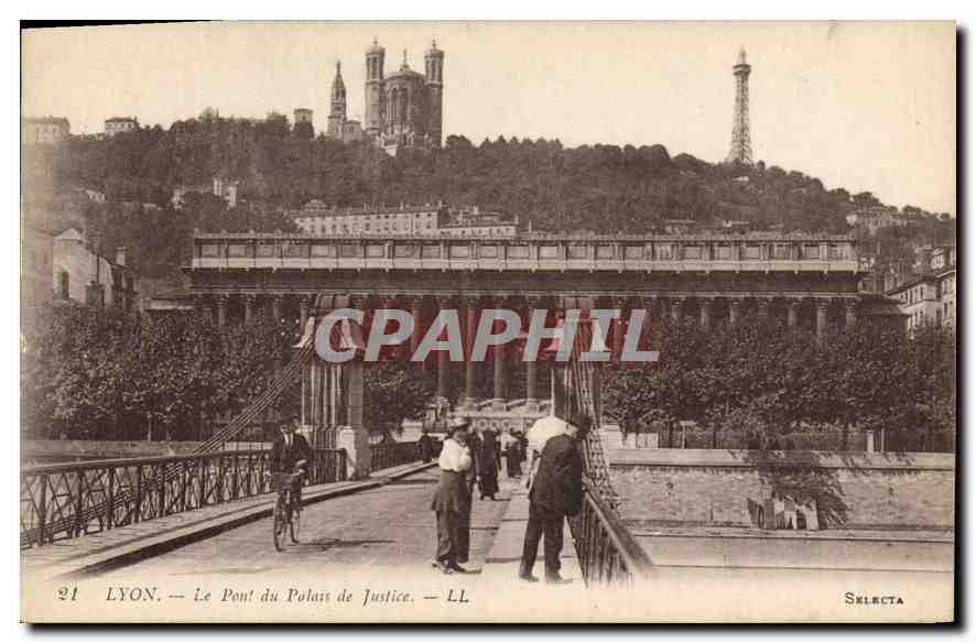 CPA Lyon Le Pont du Palais de Justice