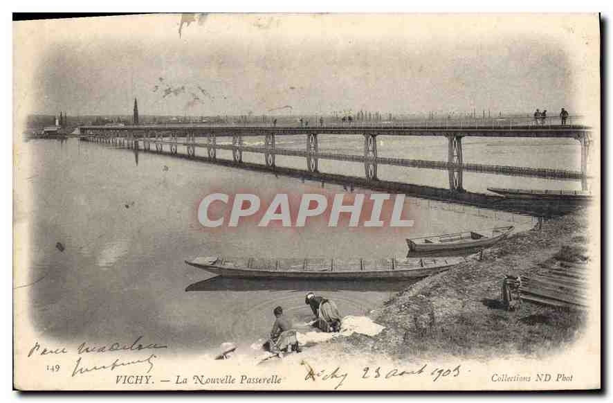 CPA Vichy La Nouvelle Passerelle