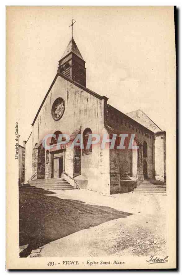 CPA Vichy Eglise Saint Blaise
