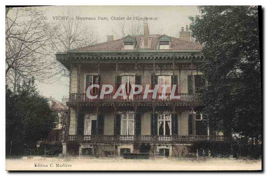 CPA Vichy Nouveau Parc Chalet de l'Empereur