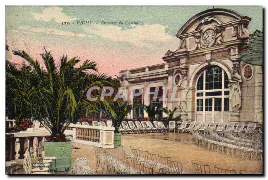 CPA Vichy Terrasse du Casino