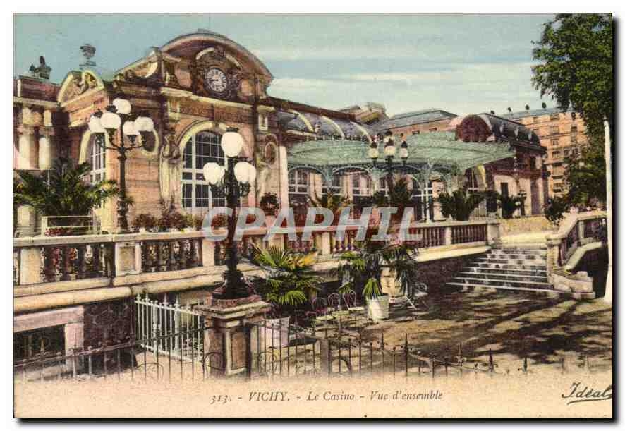 CPA Vichy Le Casino Vue d'ensemble