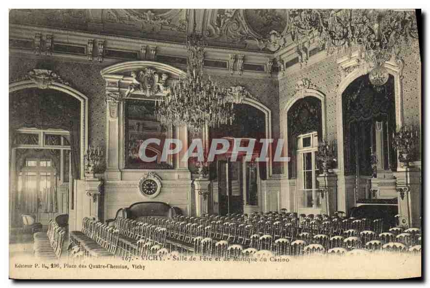 CPA Vichy Salle de Fete et de Musique du Casino