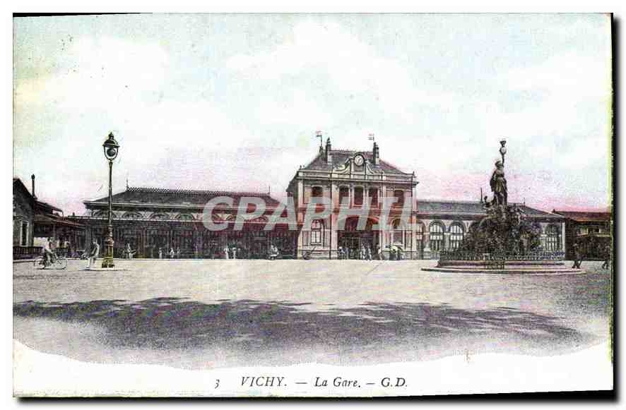CPA Vichy La Gare