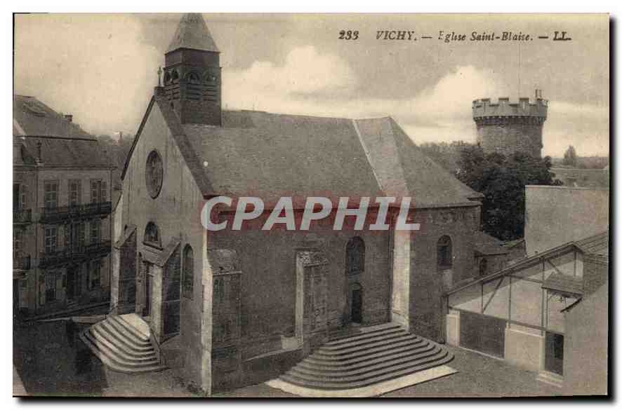 CPA Vichy Eglise Saint Blaise