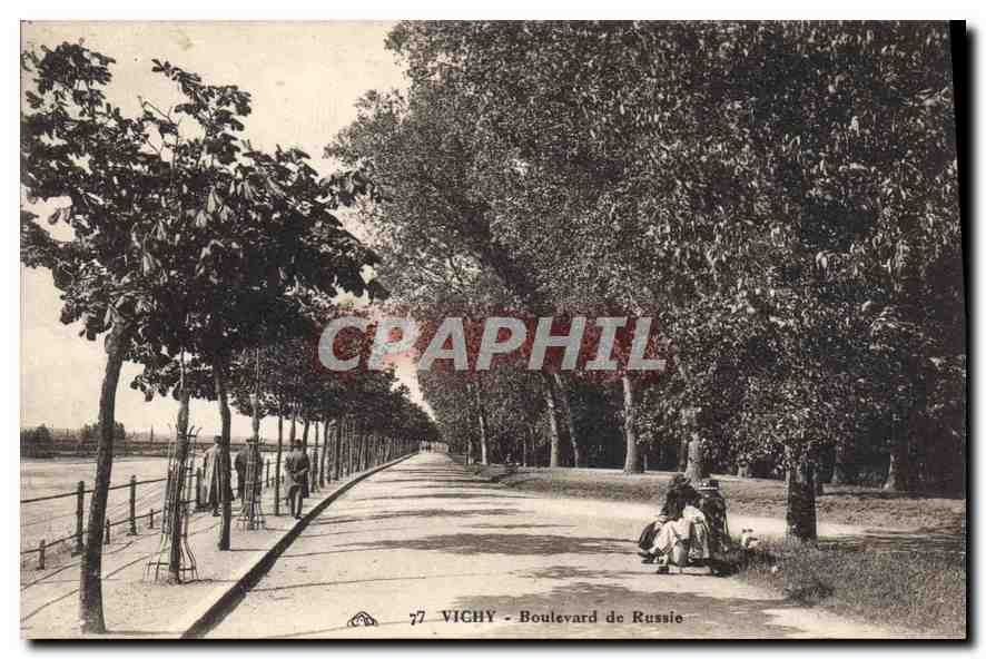 CPA Vichy Boulevard de Russie Russia