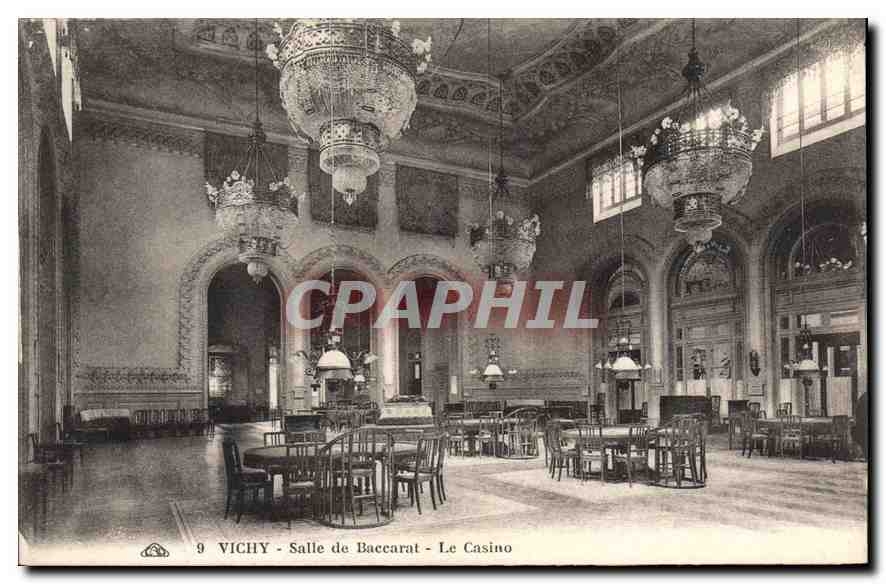 CPA Vichy Salle de Baccarat le Casino