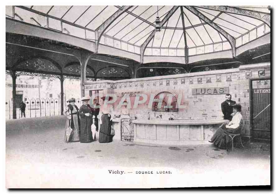 CPA Vichy Source Lucas