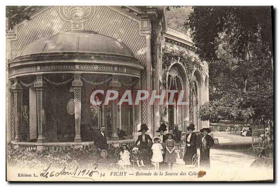 CPA Vichy Rotonde de la Source des Celestins