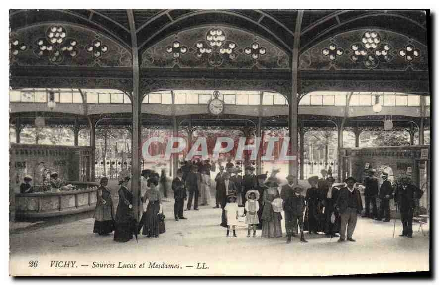 CPA Vichy Sources Lucas et Mesdames