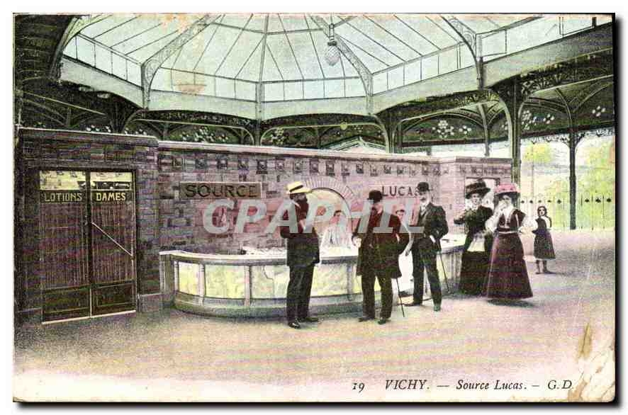 CPA Vichy Sources Lucas