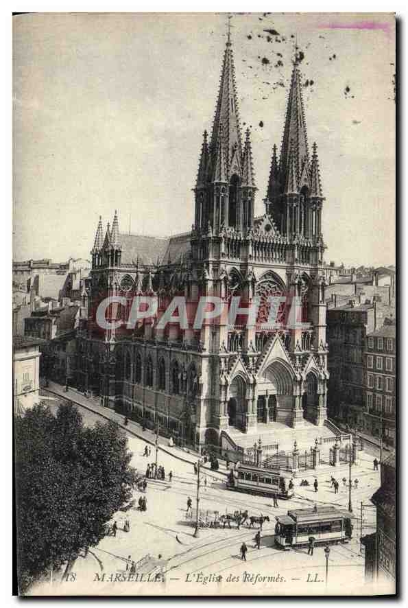 CPA Marseille L'Eglise des Reformes