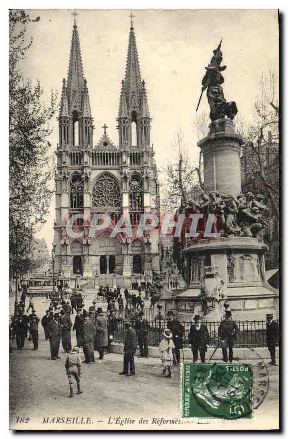 CPA Marseille Eglise des Reformes