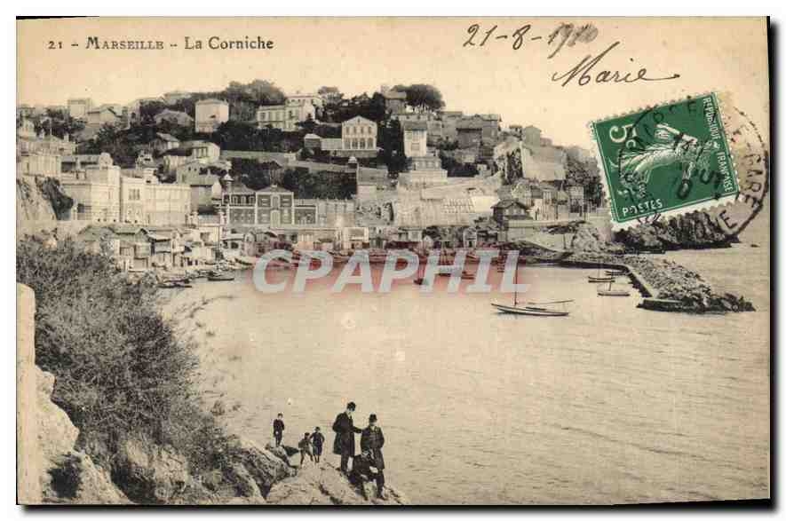 CPA Marseille La Corniche
