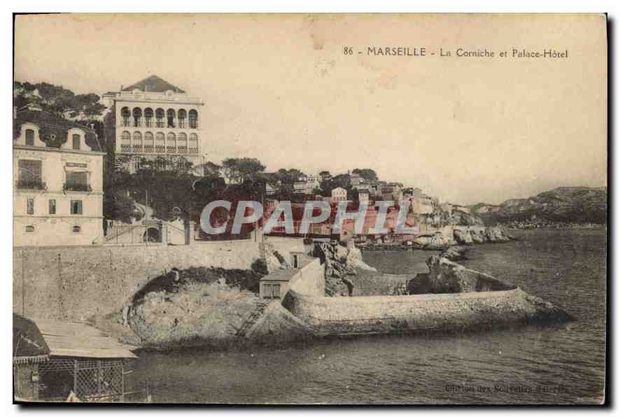 CPA Marseille La Corniche et Palace Hotel