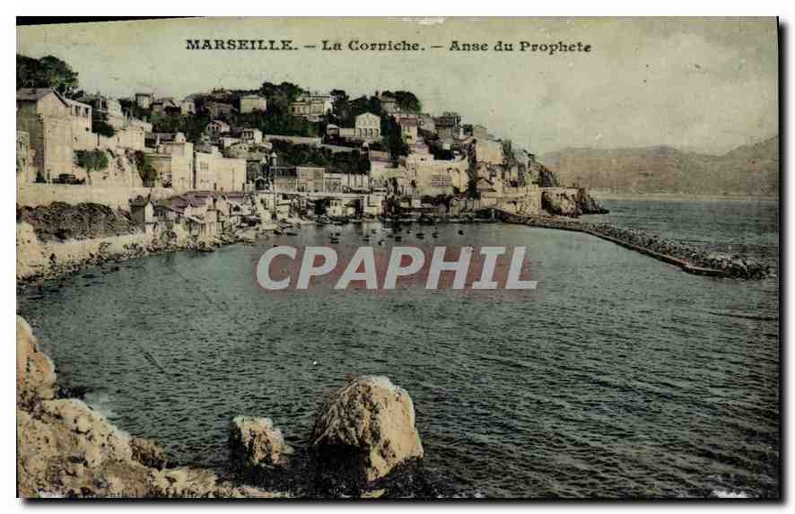 CPA Marseille La Corniche Anse du Prophete