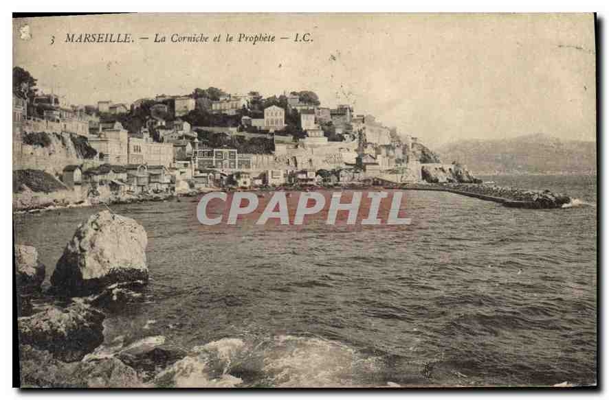 CPA Marseille La Corniche et le Prophete