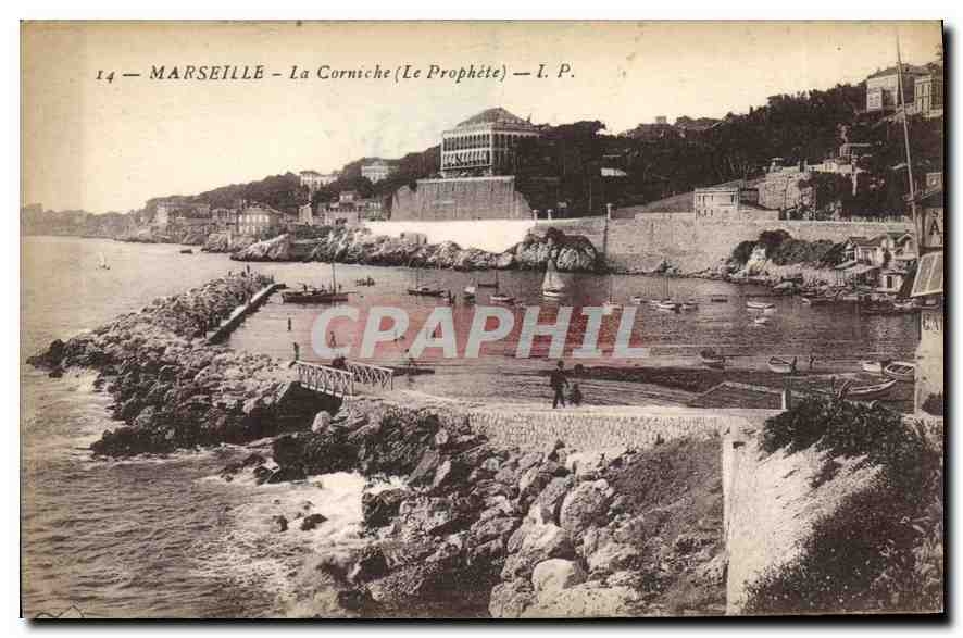 CPA Marseille La Corniche (Le Prophete)