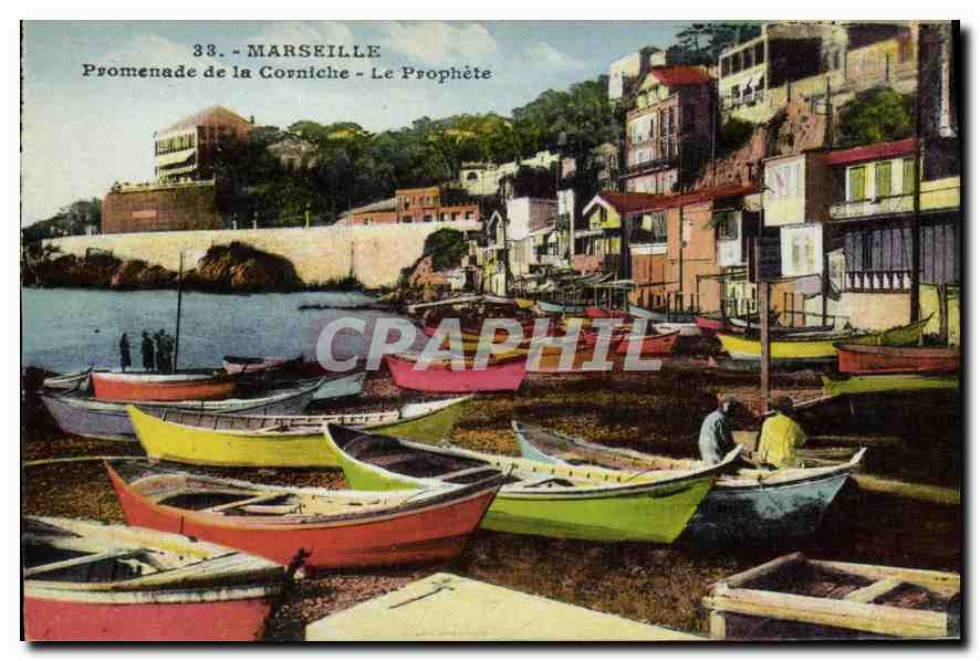 CPA Marseille Promenade de la Corniche le Prophete