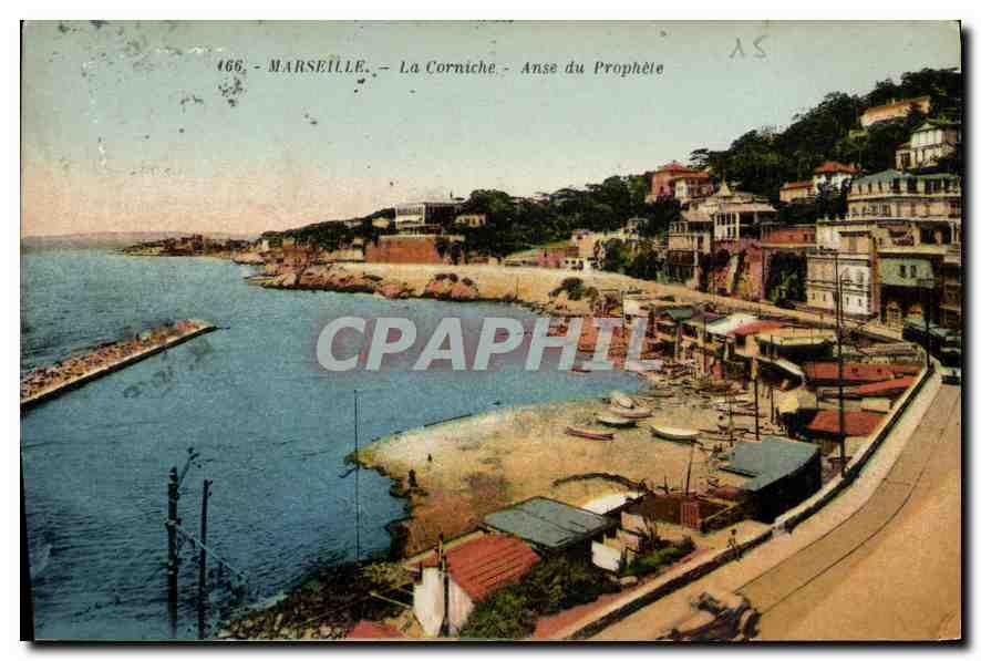 CPA Marseille la Corniche Anse du Prophete