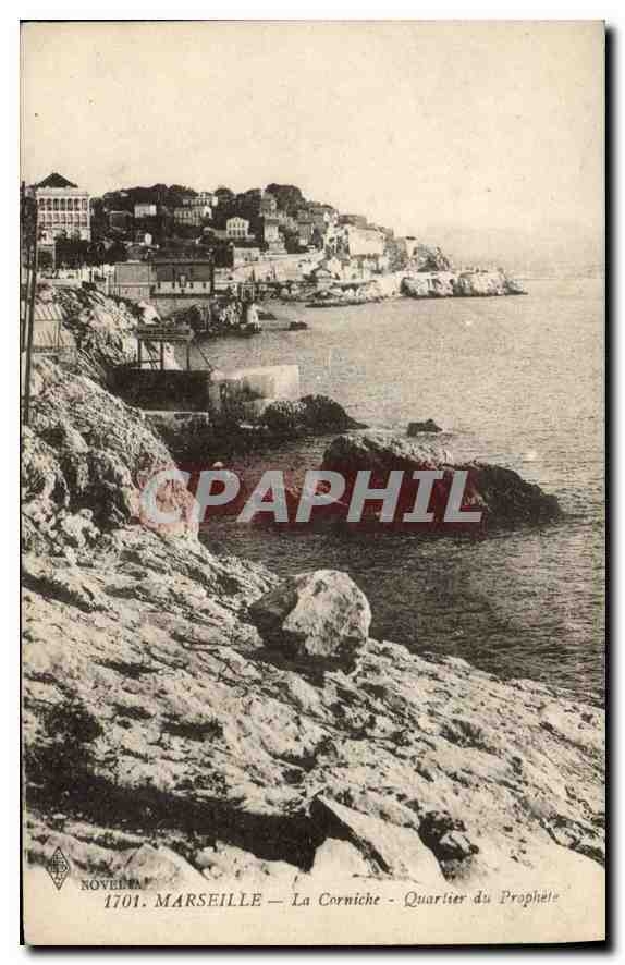 CPA Marseille la Corniche Quartie du Prophete